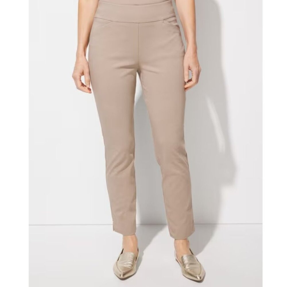 Chico's Fabulously Slimming Perfect Stretch Rivet Ankle Pants sz 4/6